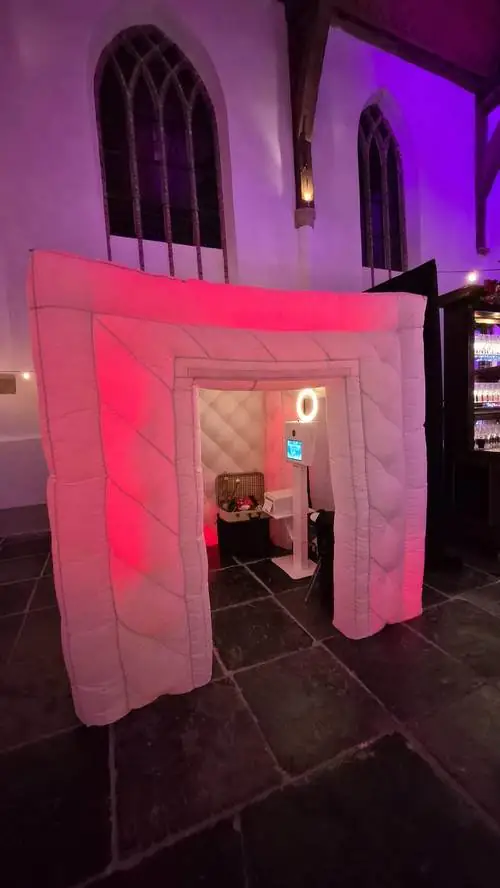 Opblaasbare Photobooth in wit