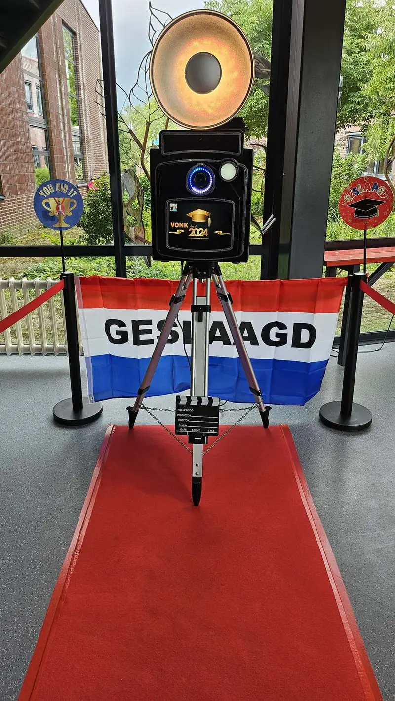 Photobooth Westland bij Vonk diplomering