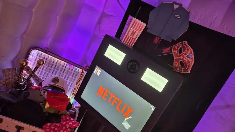 Photobooth Westland met Netflix thema