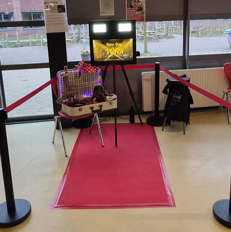 Photobooth Westland tijdens open dag